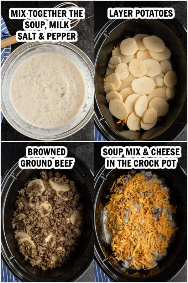 3 ingredient hamburger crockpot meals