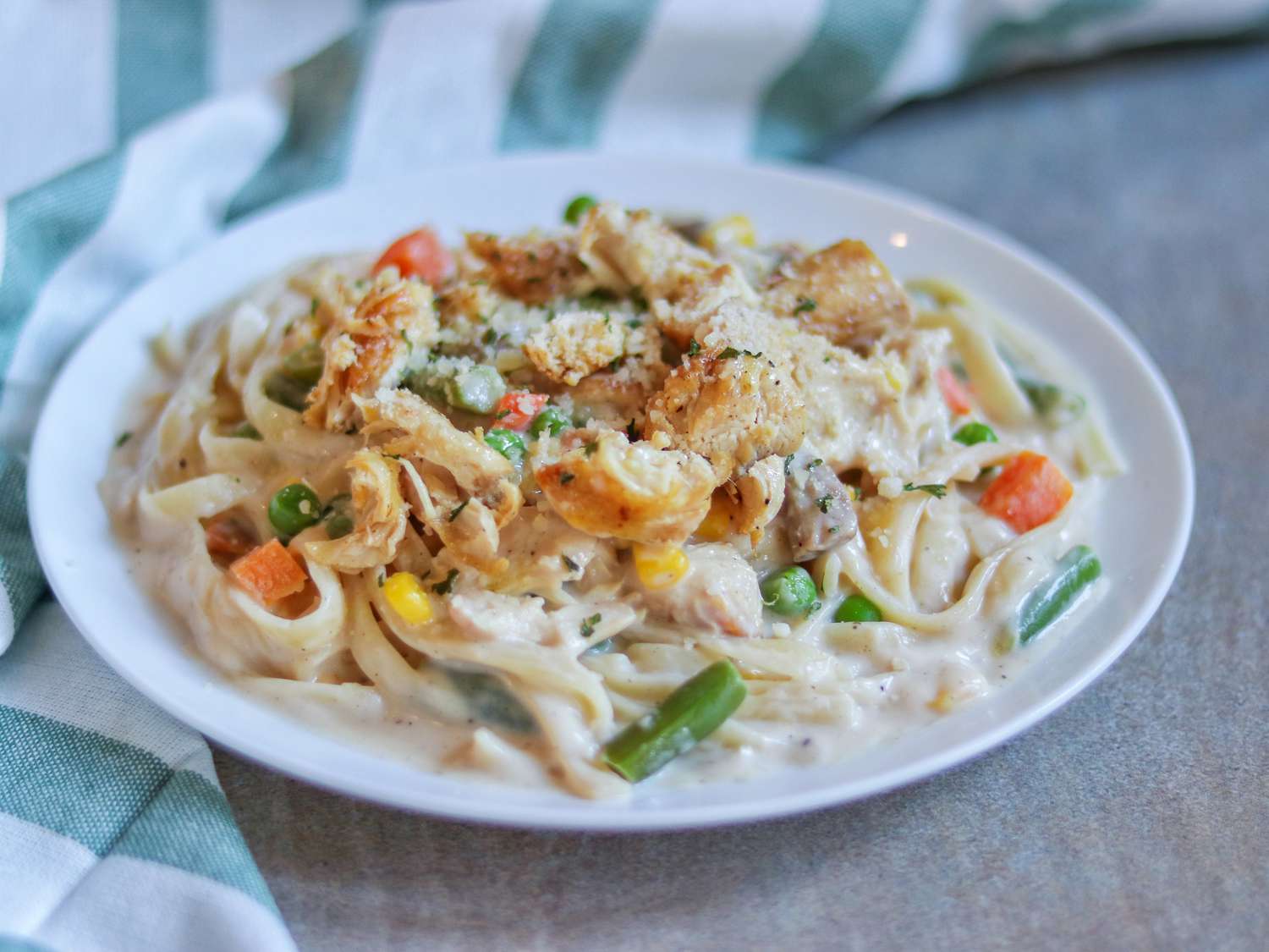 chicken fettuccine alfredo recipe with jar sauce