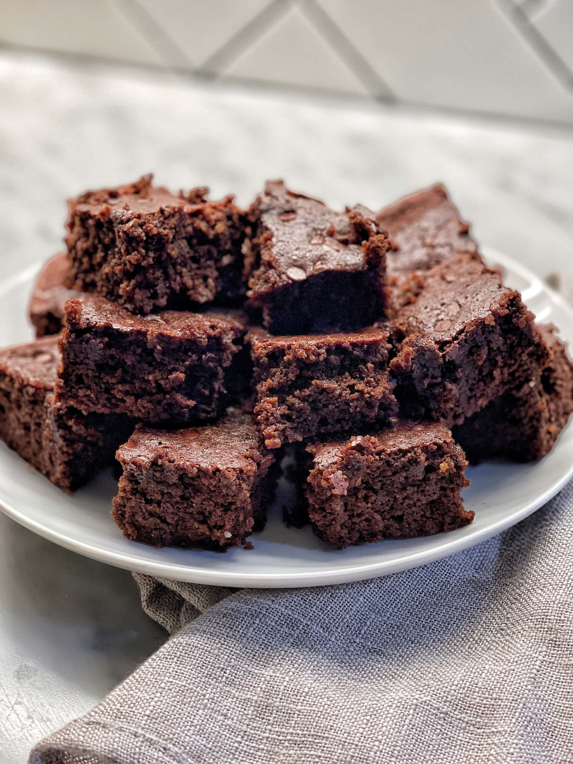 brownies made with almond meal