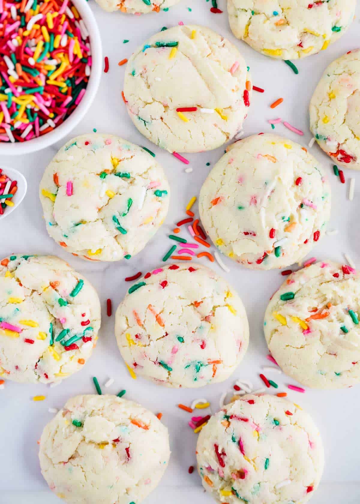 funfetti cookies recipe with cake mix