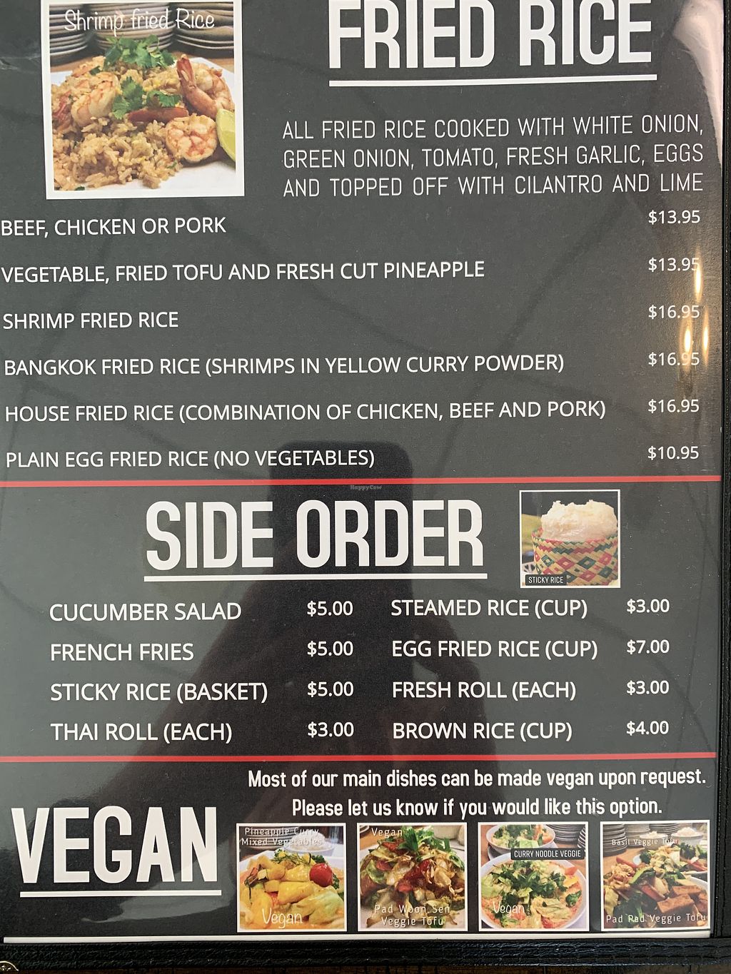 siam cuisine menu