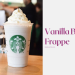 starbucks vanilla frappuccino recipe