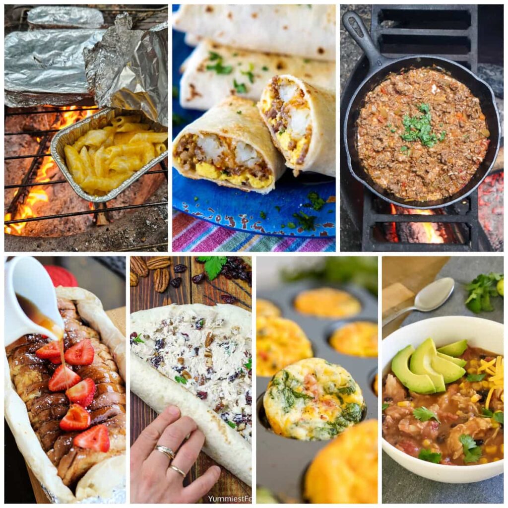 prep camping meals