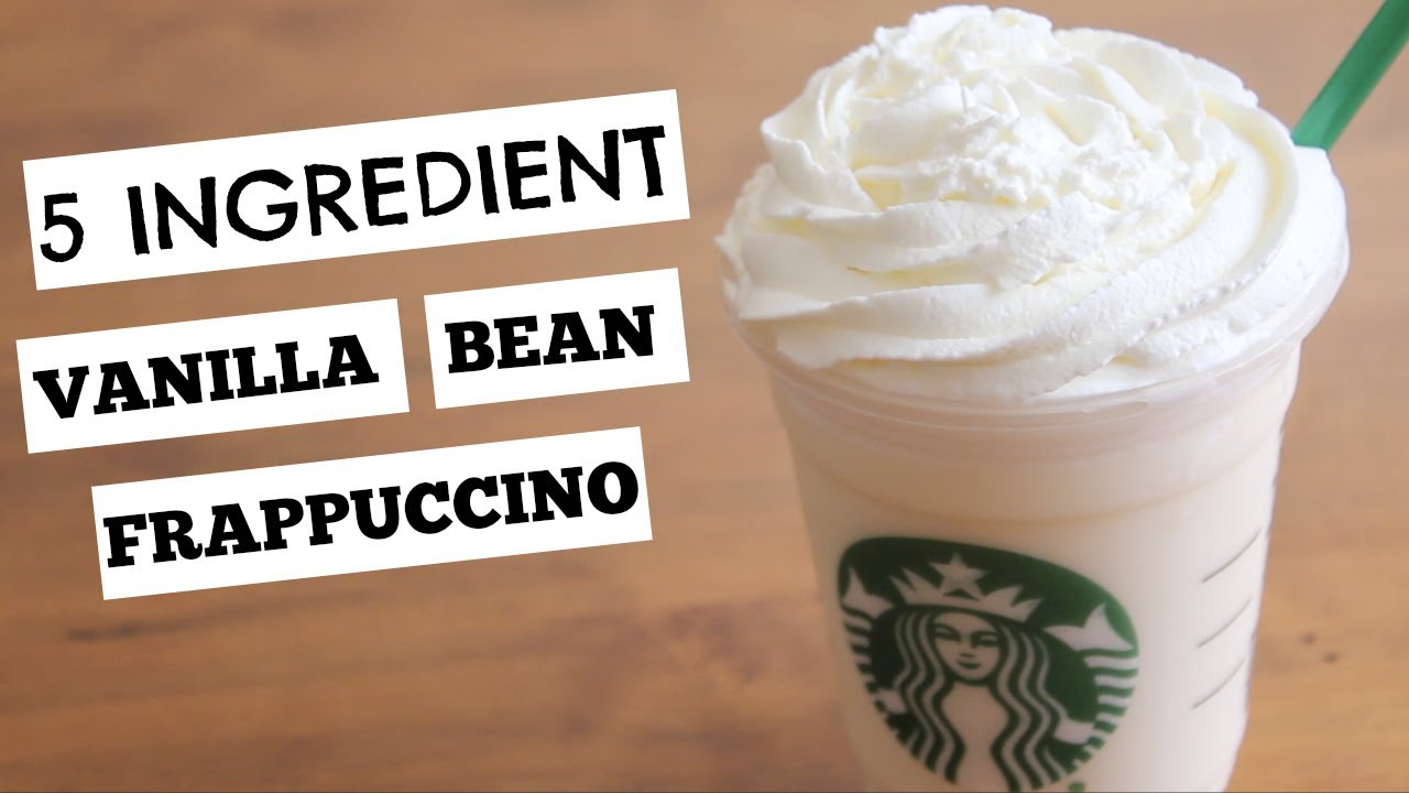 starbucks vanilla frappuccino recipe