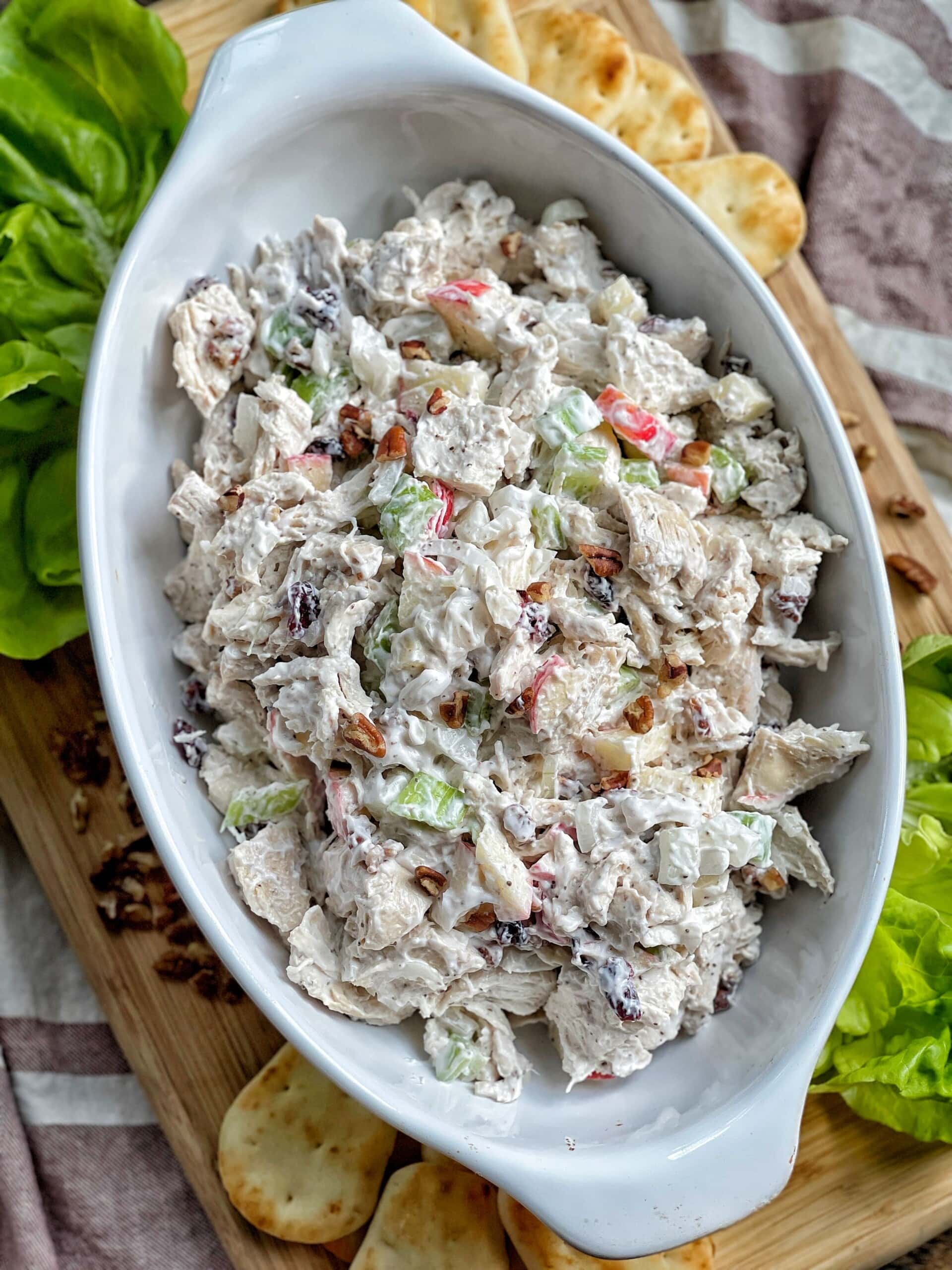 chicken salad recipe with cranberries and pecans