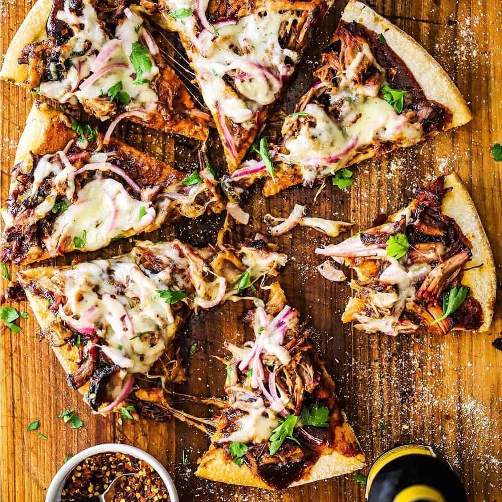 recipe for pulled pork pizza
