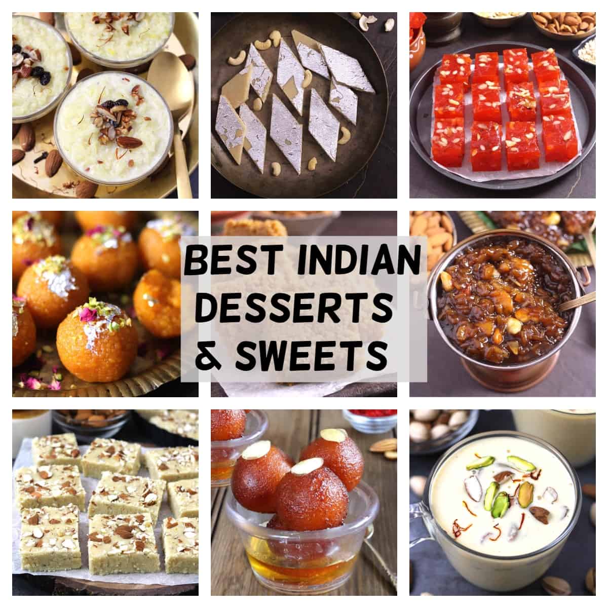 indian dessert recipes