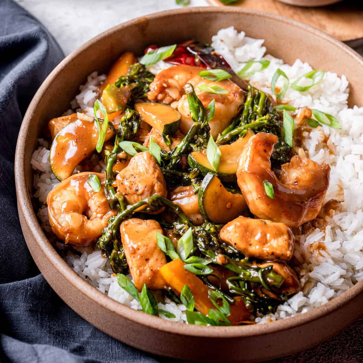 chicken and shrimp recipes with rice