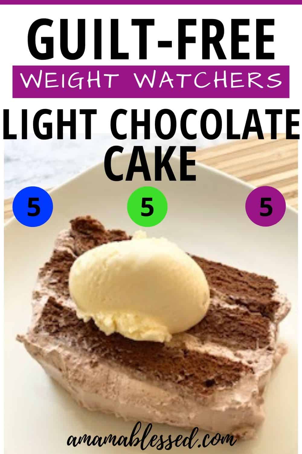weight watchers cake recipes