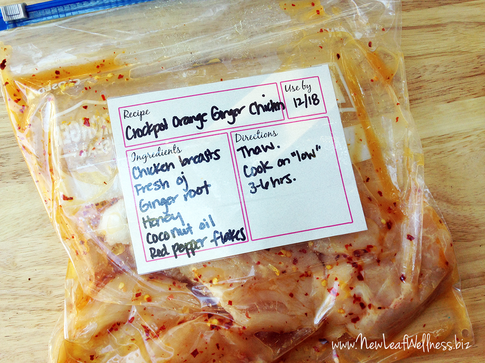 chicken freezer meals for crockpot