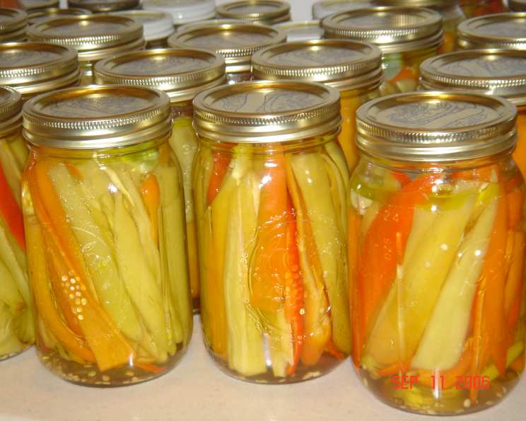 canning recipe for banana peppers