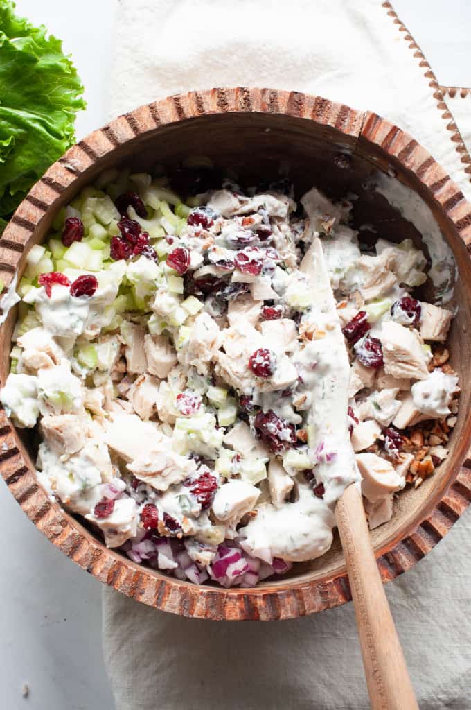chicken salad recipe with cranberries and pecans