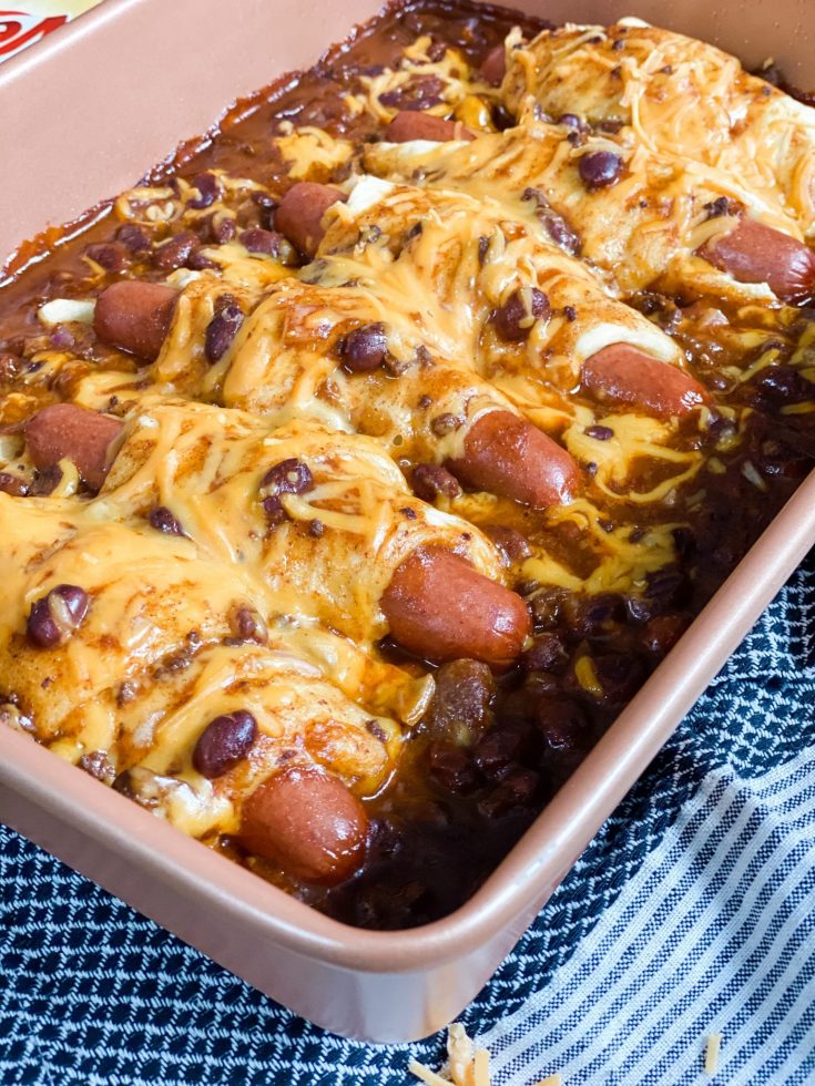 hot dog casserole recipe