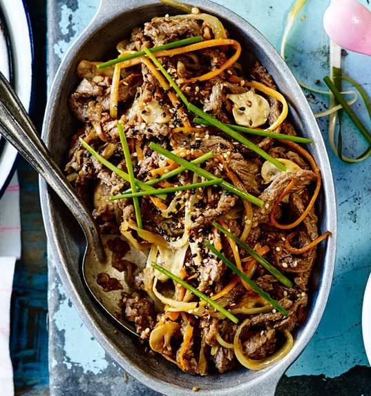 recipes using thin sliced beef