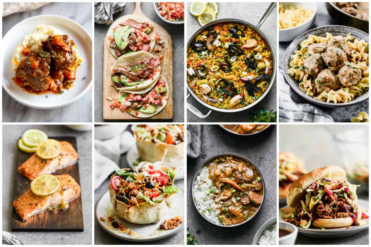 three course meal recipes