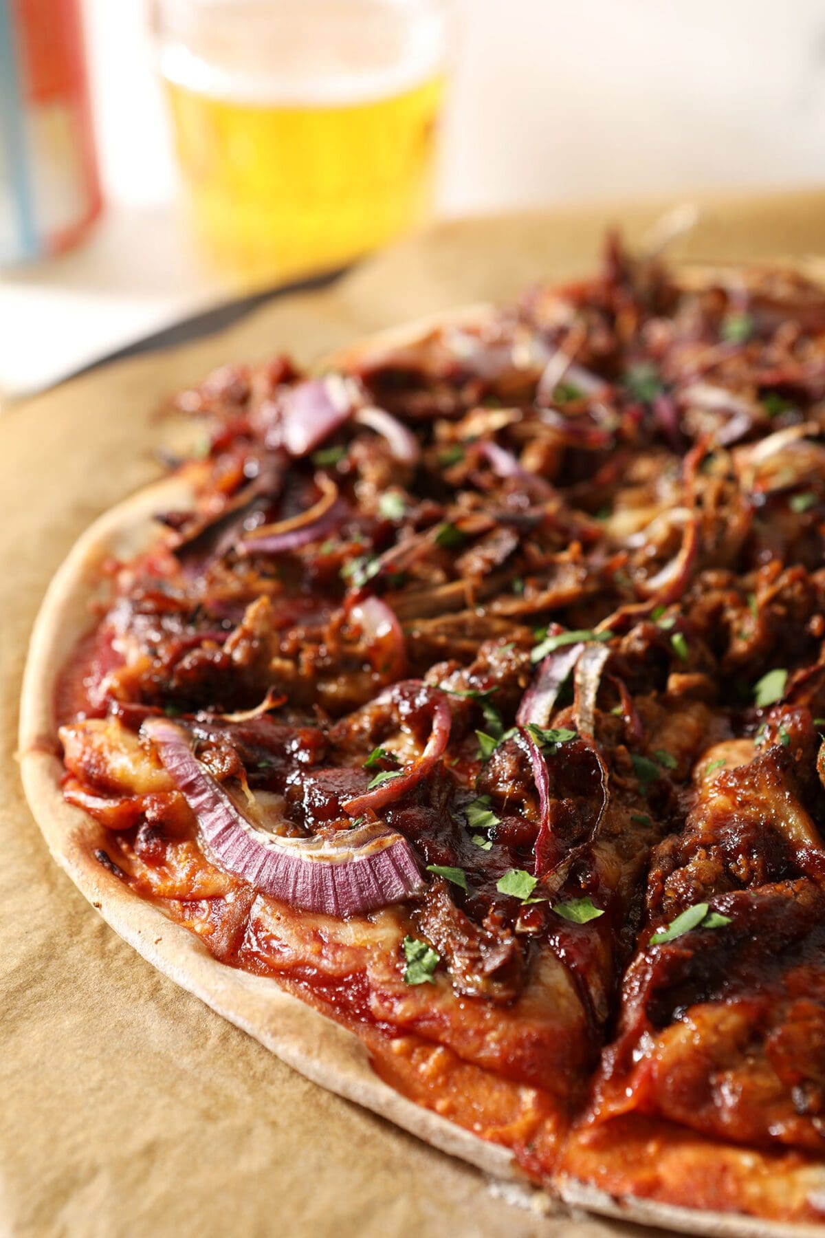 recipe for pulled pork pizza