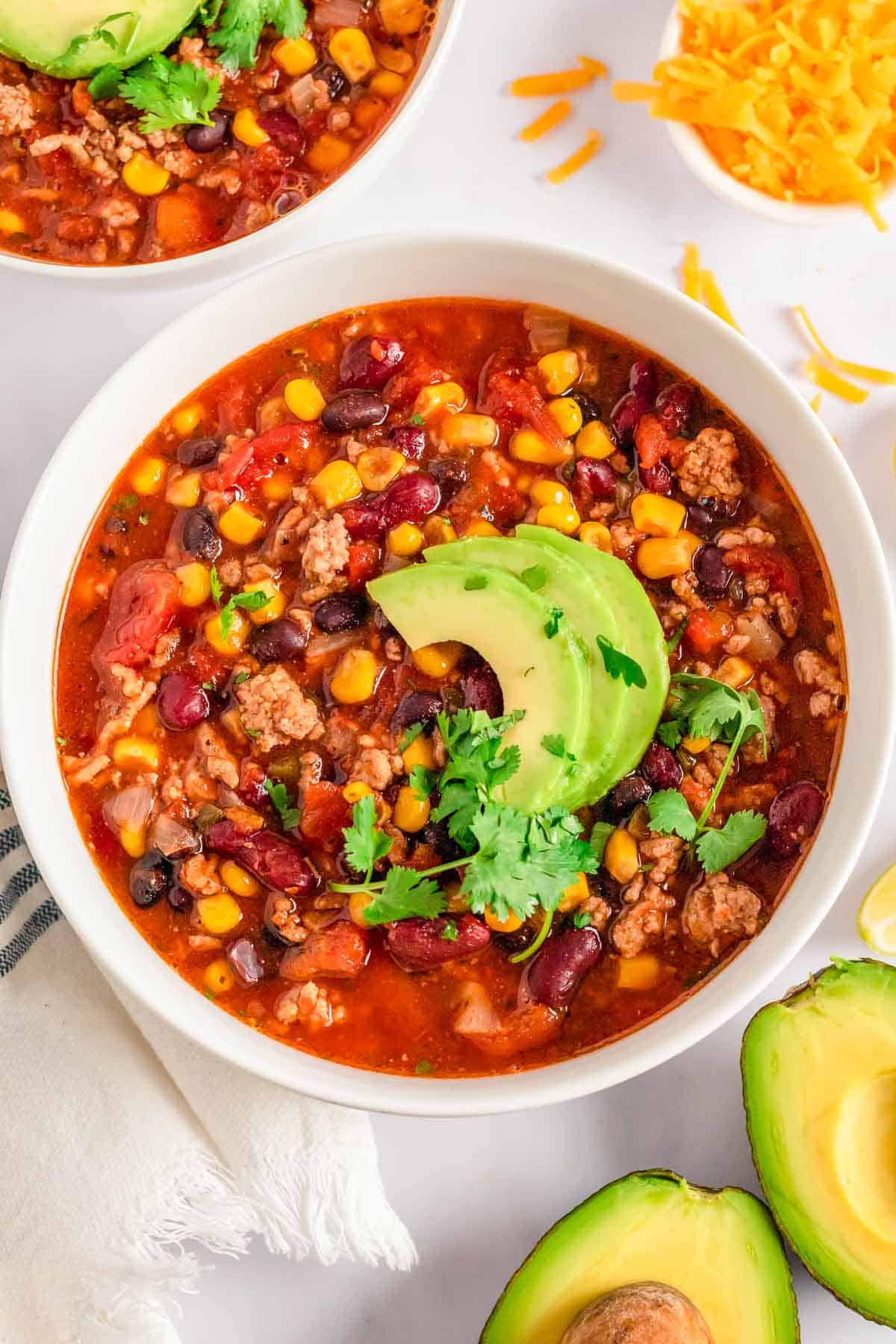 taco soup recipe with ranch dressing and taco seasoning