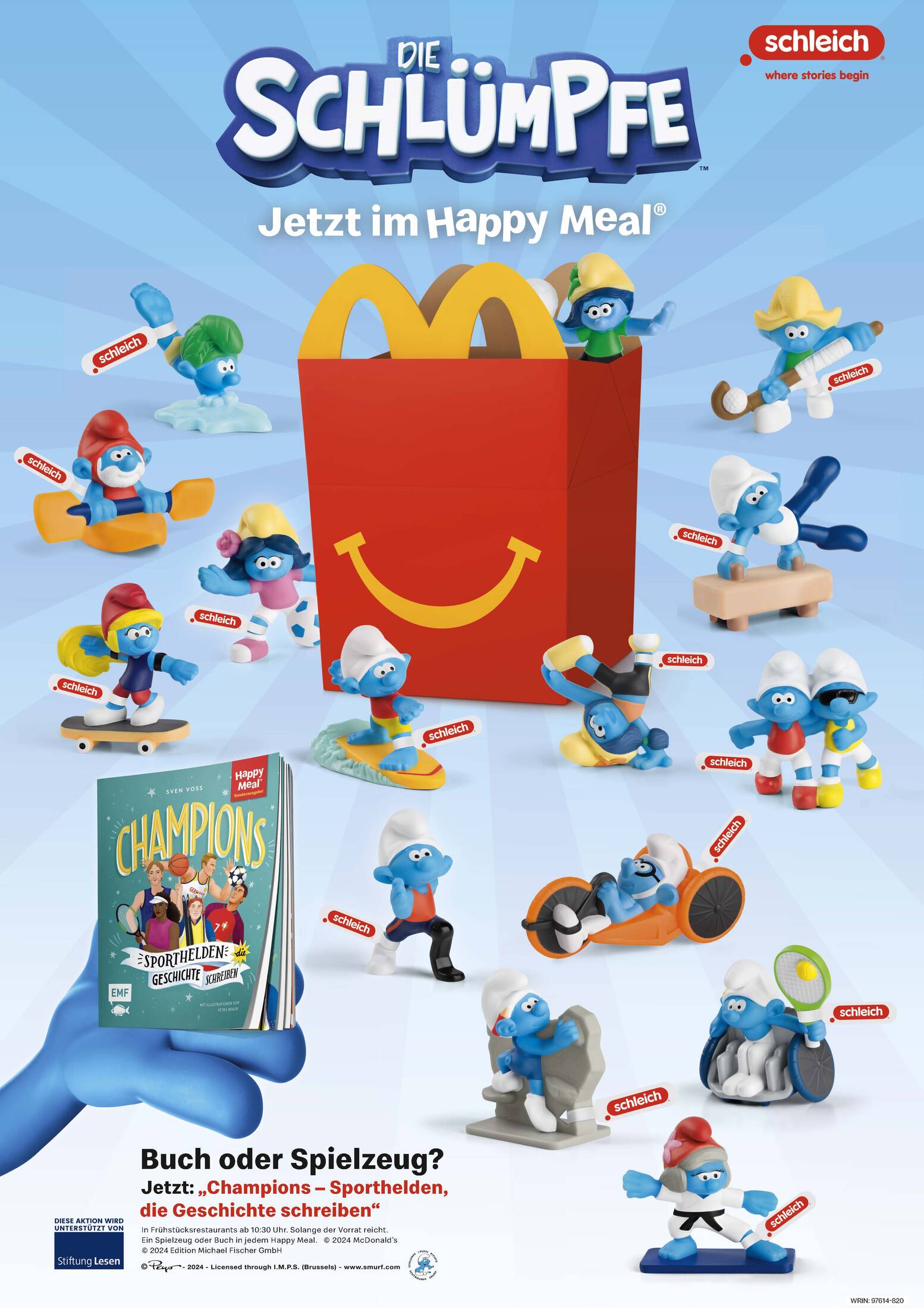 smurf happy meal toys