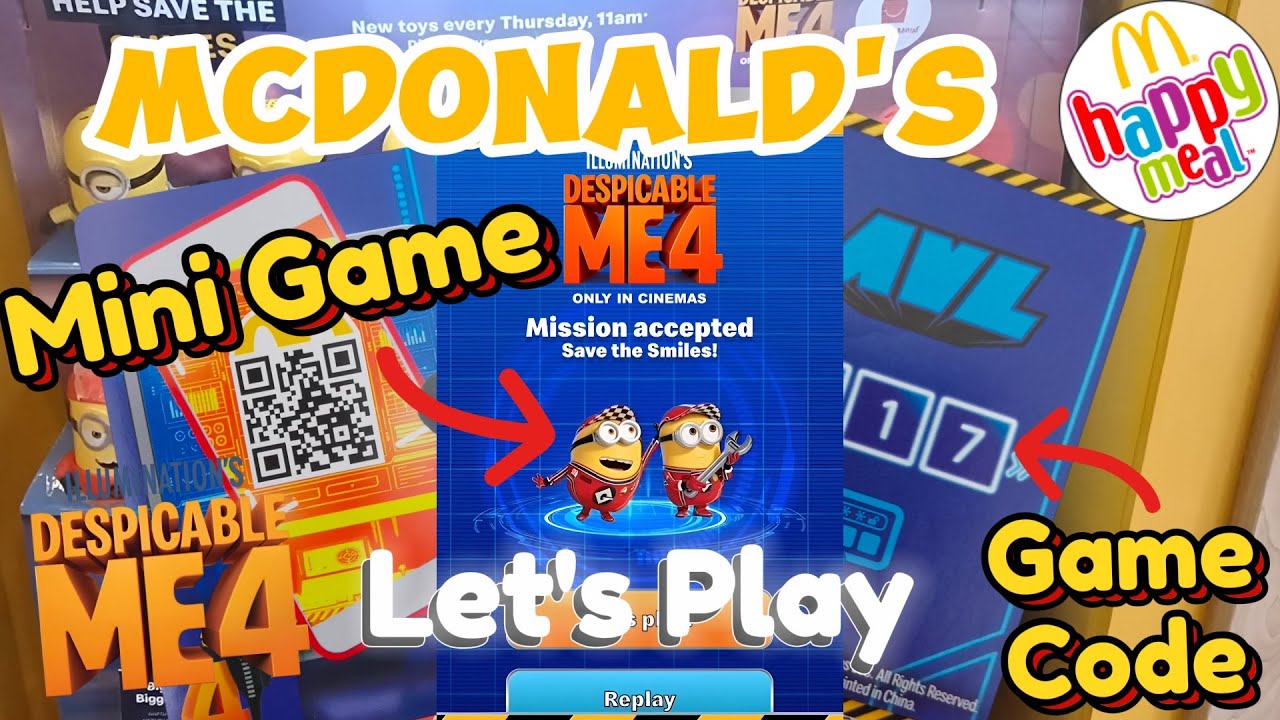 despicable me 4 happy meal game