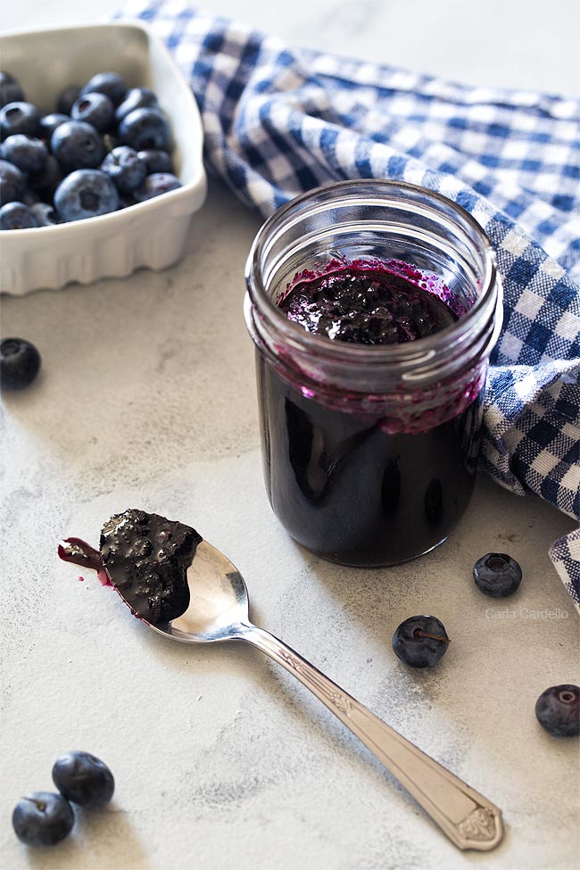 blueberry jam recipe without pectin