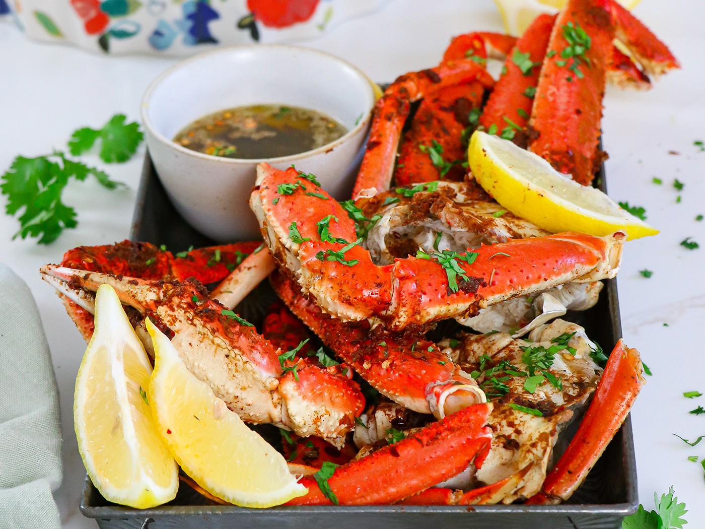 snow crab legs meal