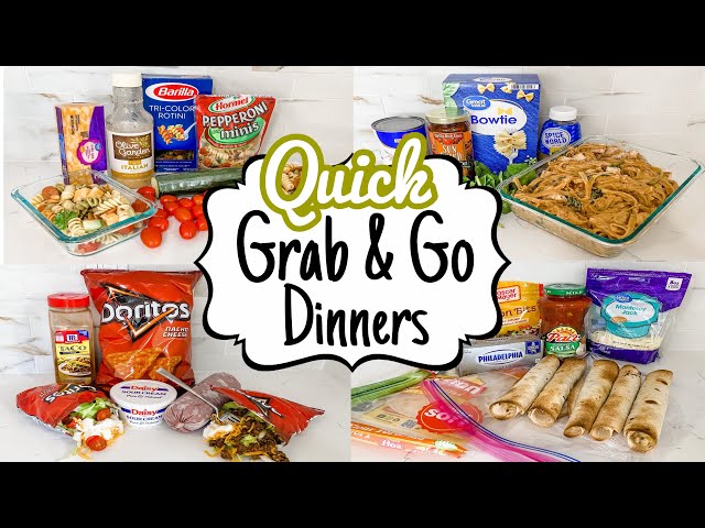 quick meals on the go