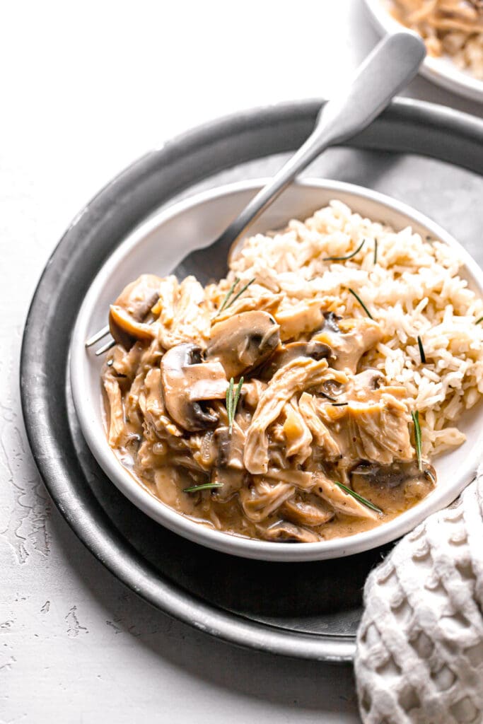 slow cooker chicken and cream of mushroom soup recipes