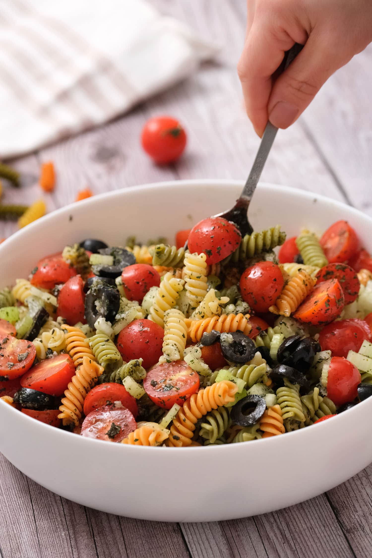 tri color pasta recipe ideas