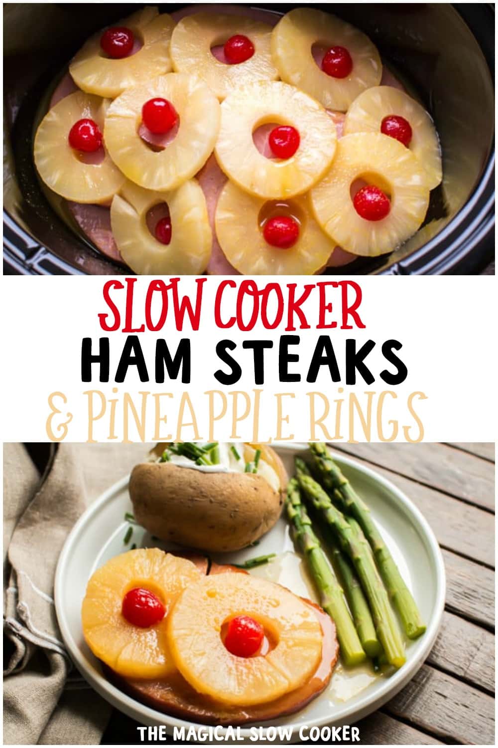 ham steak crock pot recipe