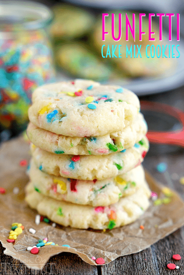 funfetti cookies recipe with cake mix