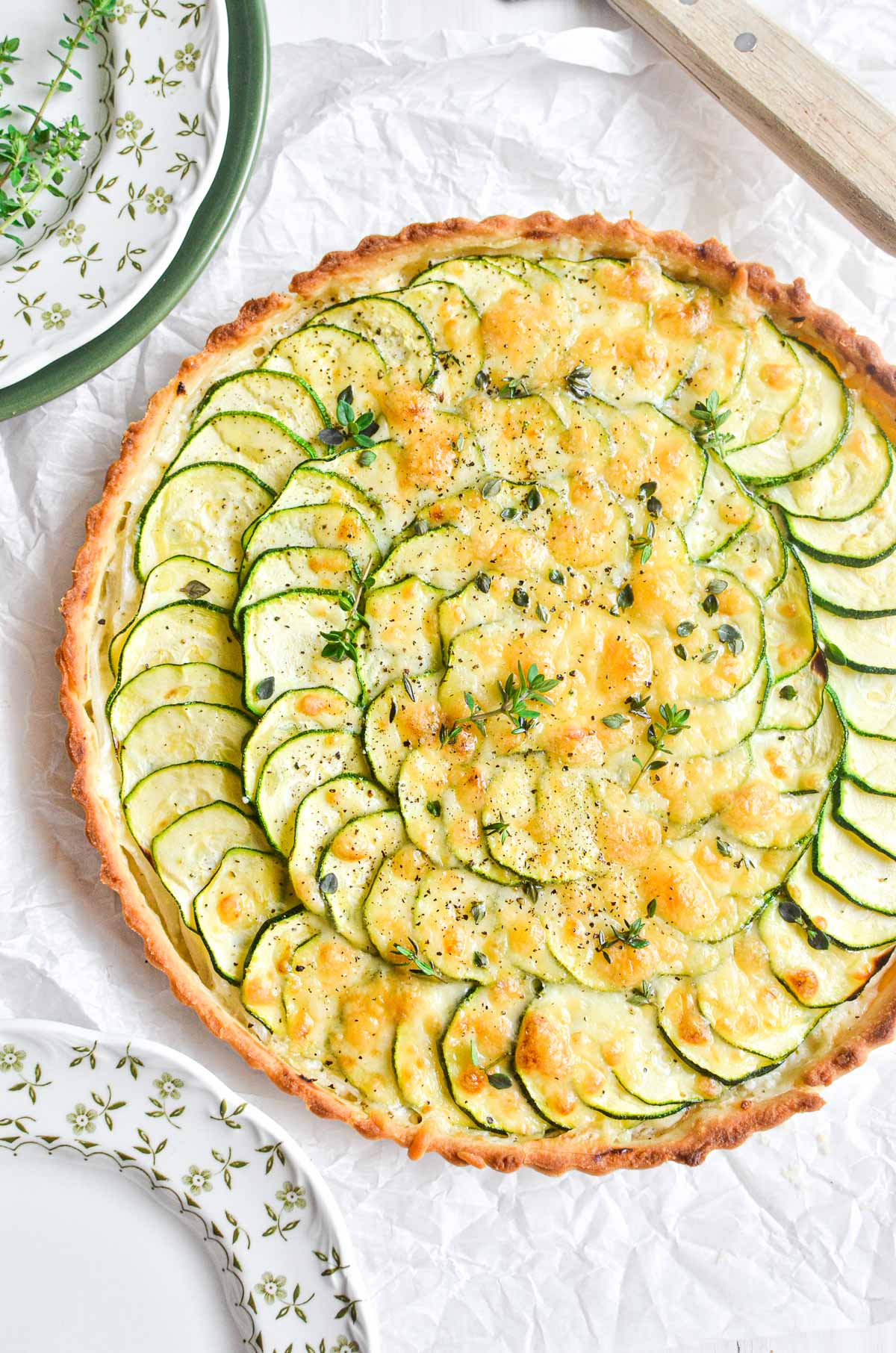 old fashioned zucchini pie recipe