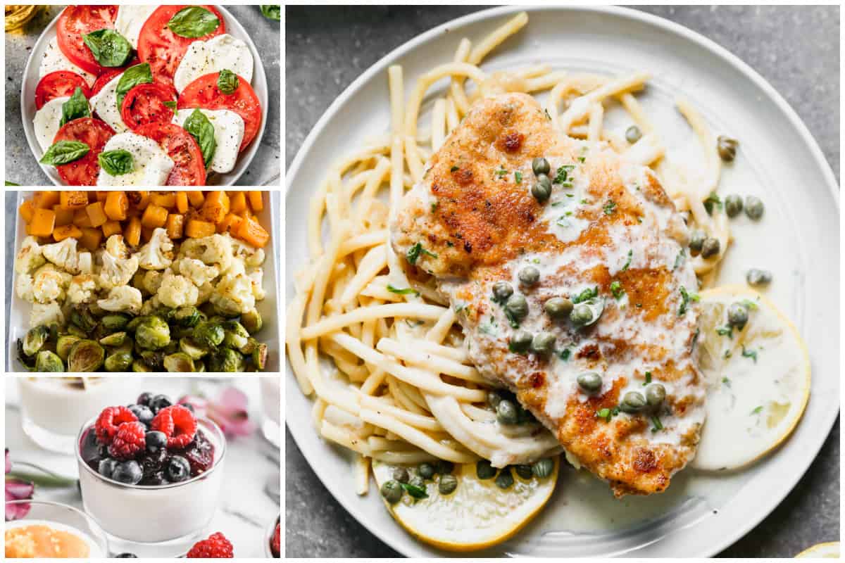 three course meal recipes