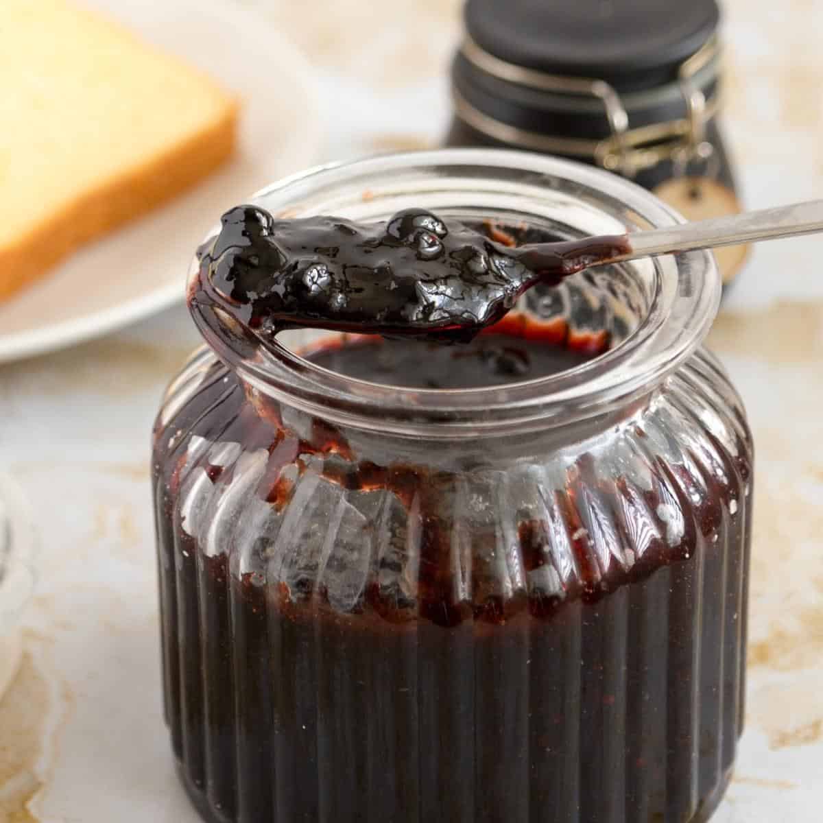 blueberry jam recipe without pectin