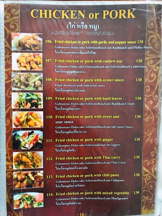 king curry thai cuisine menu