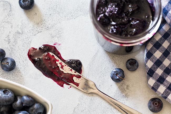 blueberry jam recipe without pectin