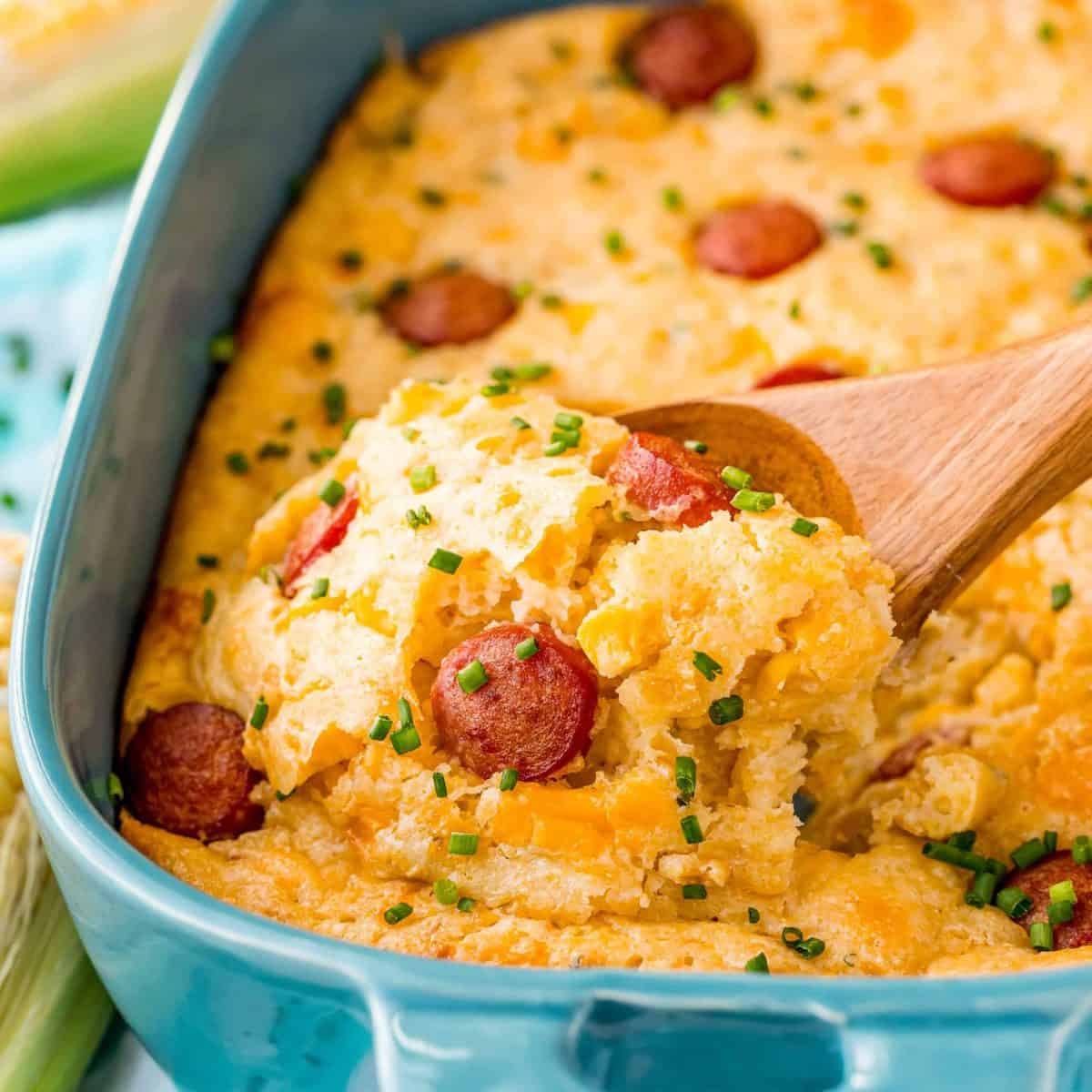 hot dog casserole recipe