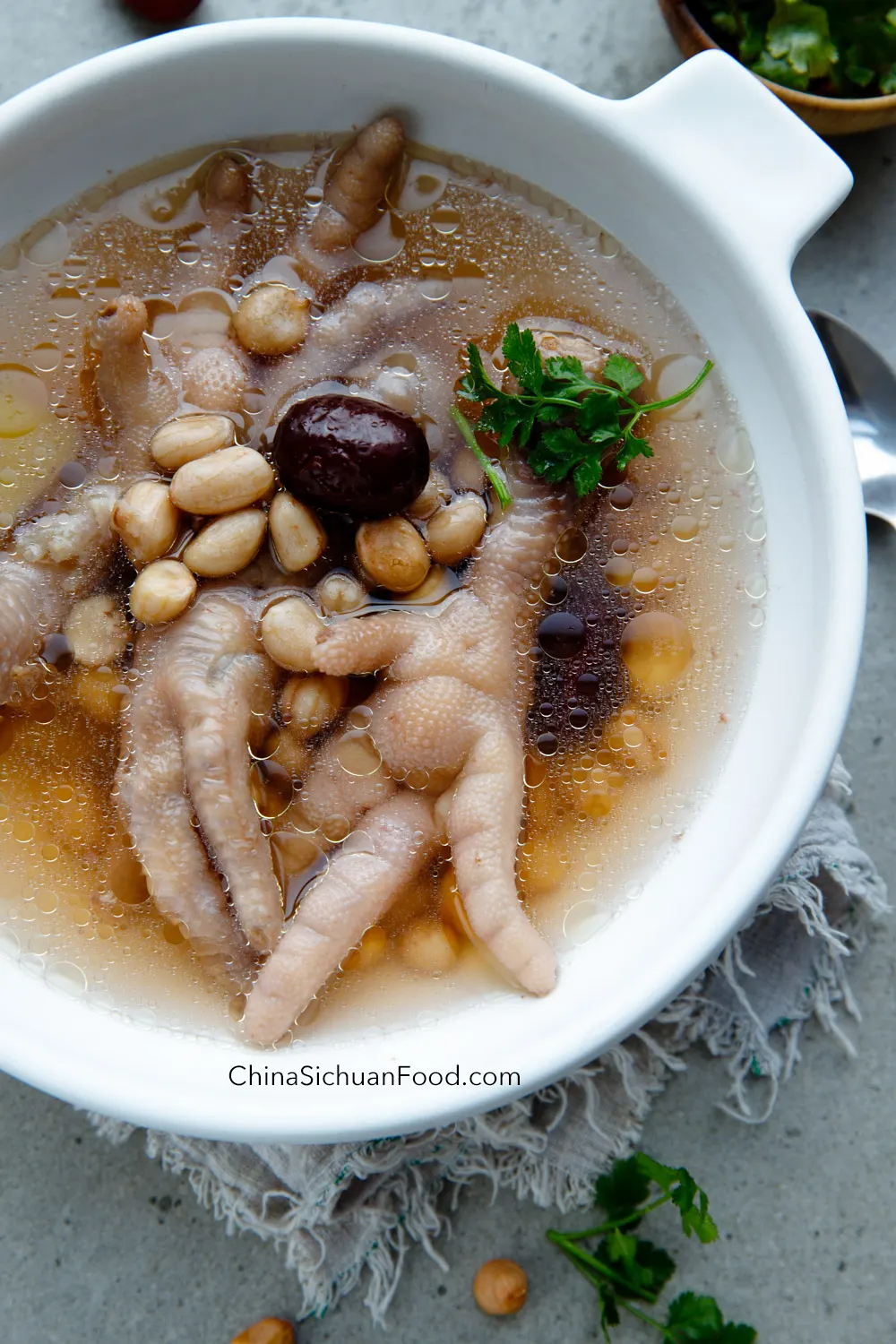chicken feet soup recipe