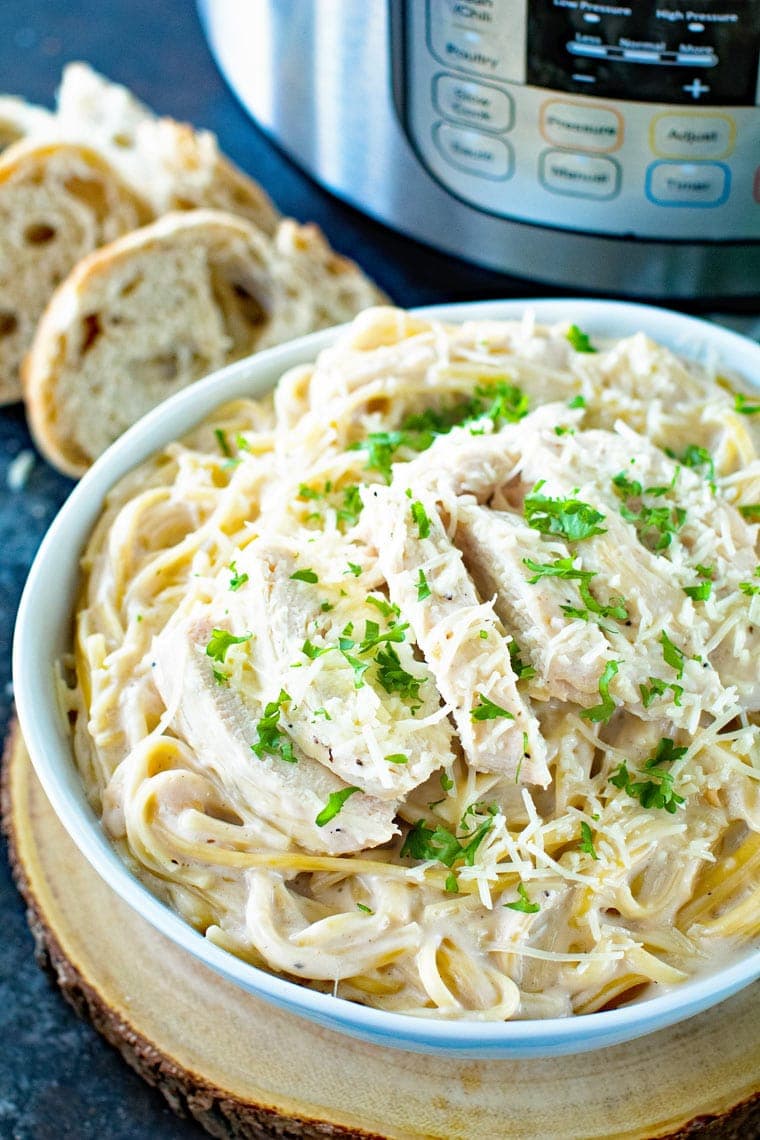 chicken fettuccine alfredo recipe with jar sauce