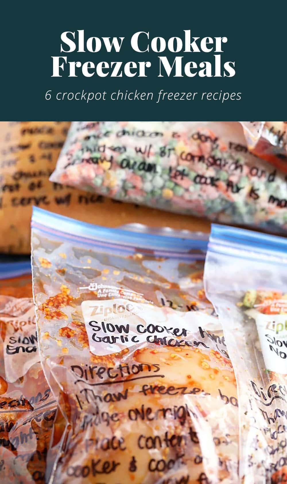 chicken freezer meals for crockpot