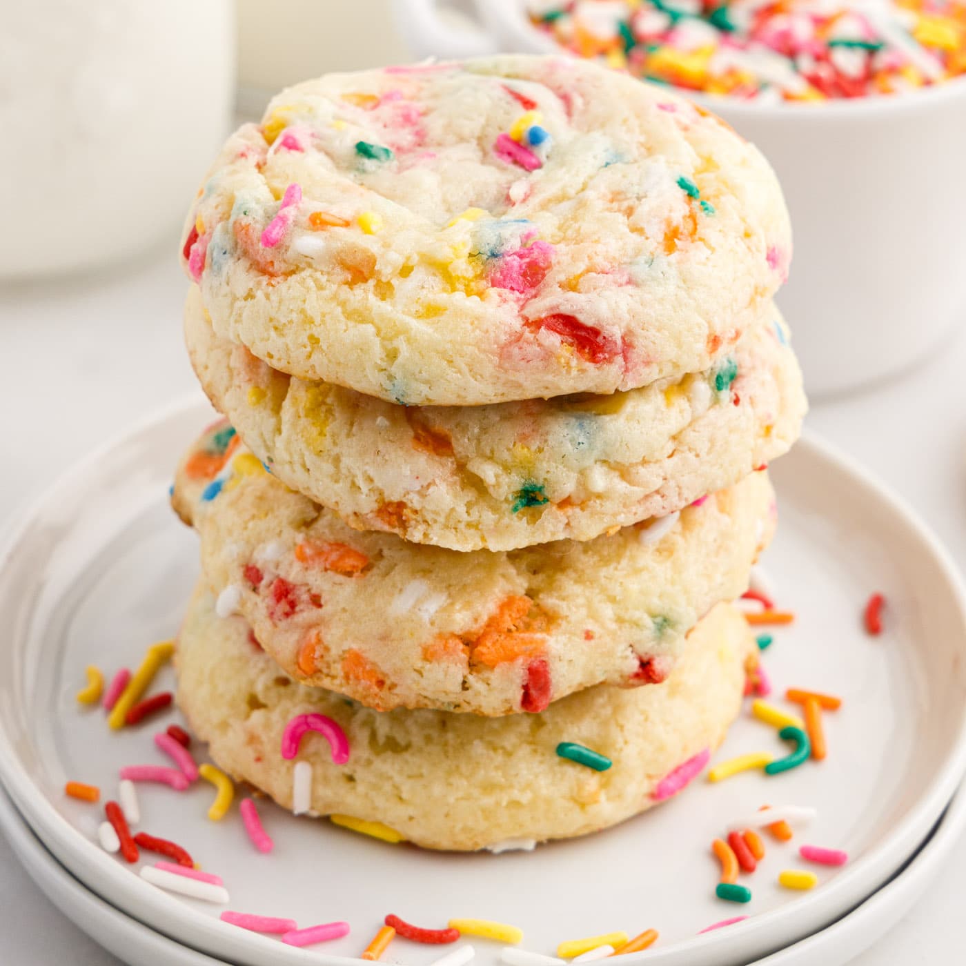 funfetti cookies recipe with cake mix