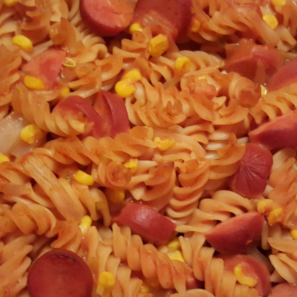 hot dog casserole recipe