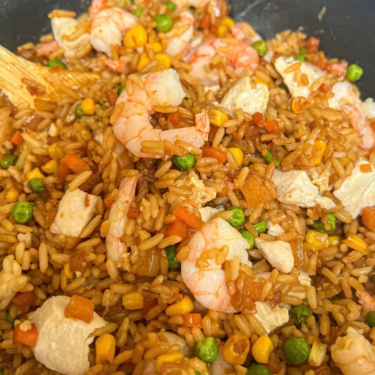 chicken and shrimp recipes with rice