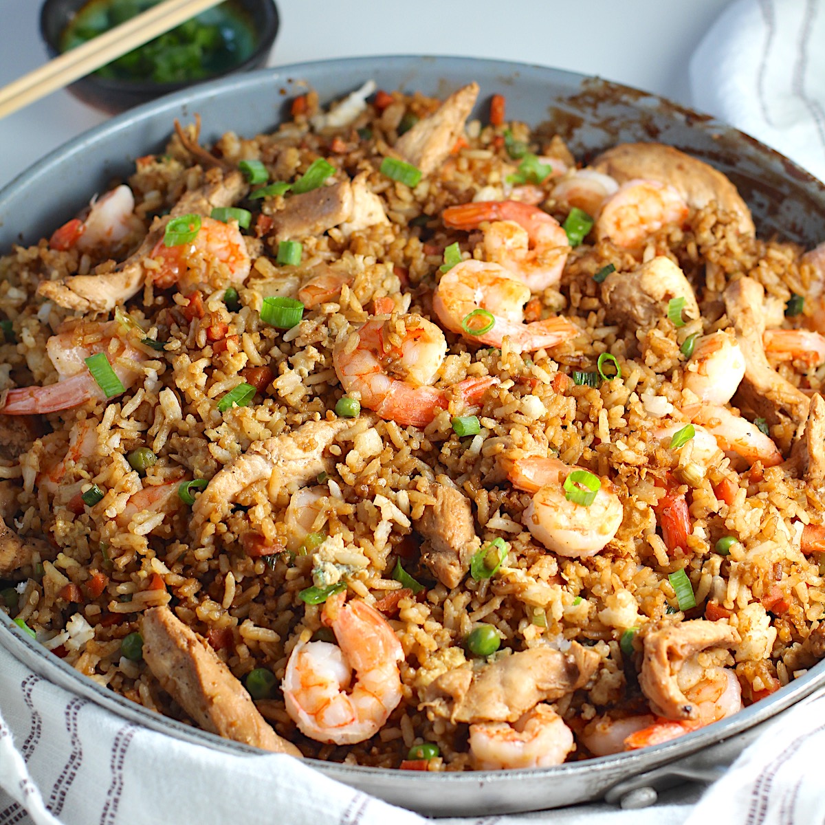 chicken and shrimp recipes with rice