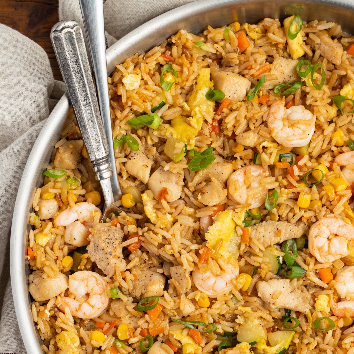 chicken and shrimp recipes with rice