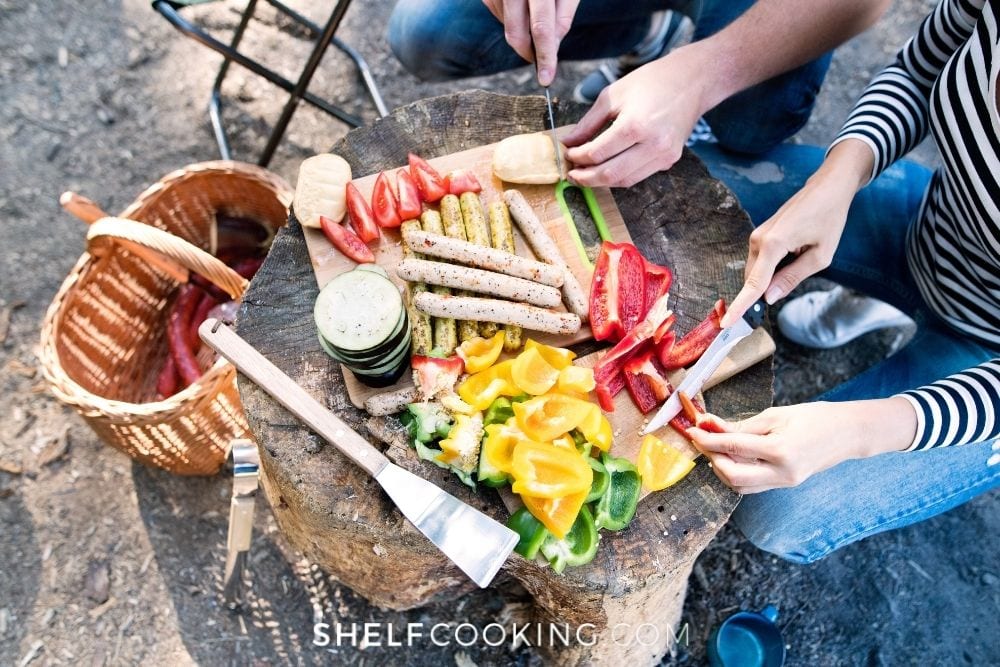 prep camping meals