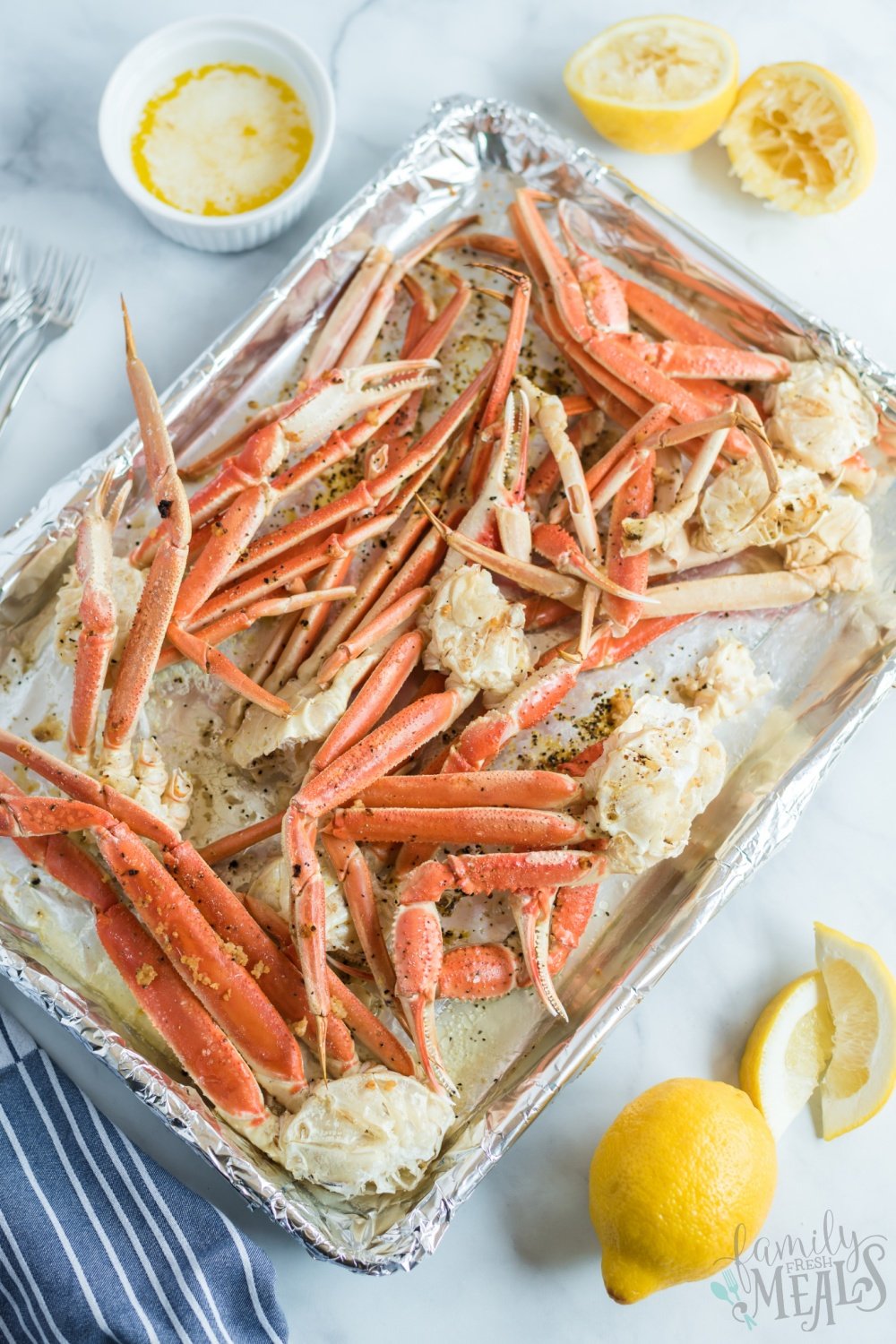 snow crab legs meal