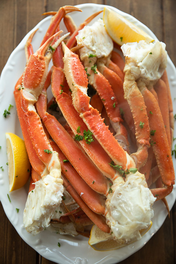 snow crab legs meal
