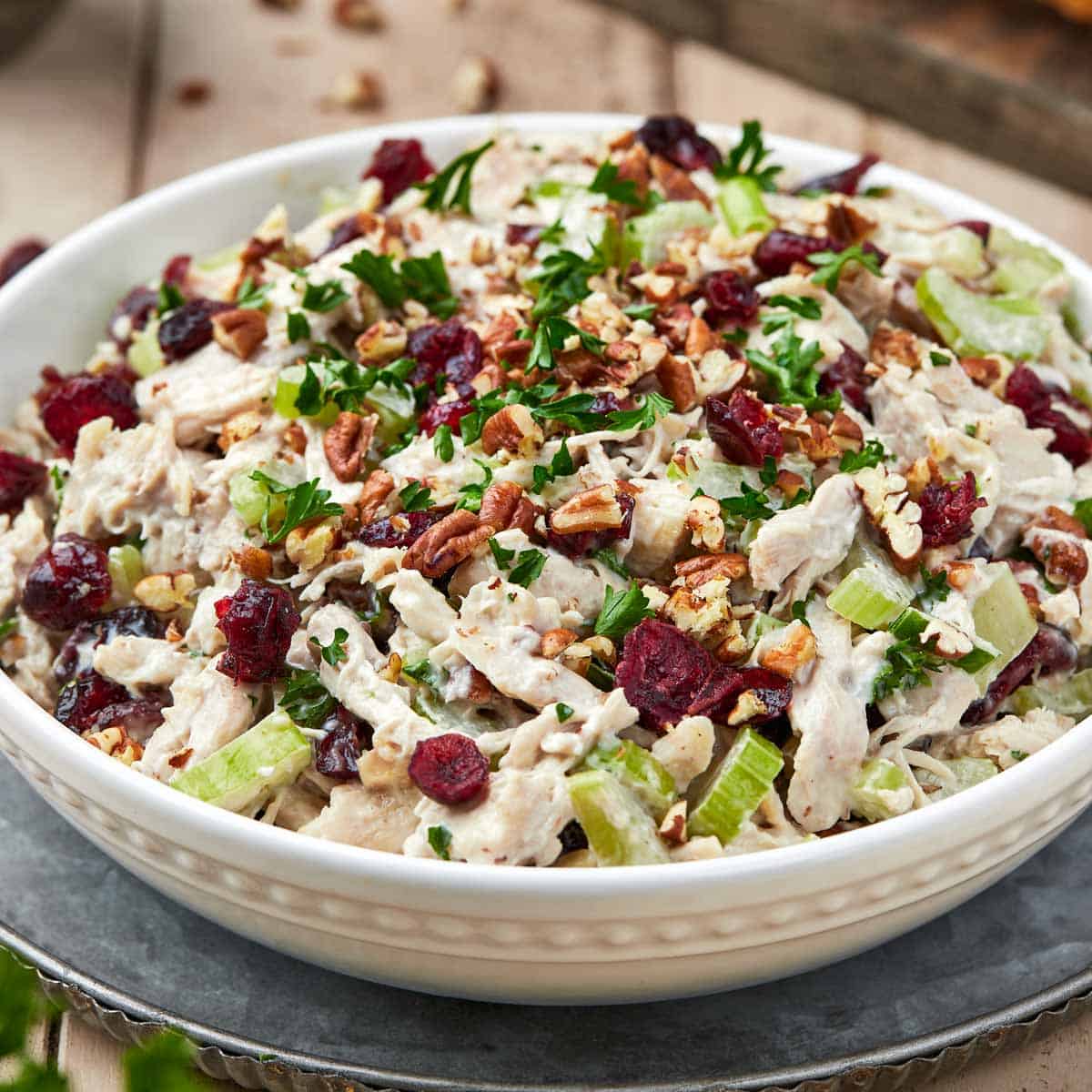 chicken salad recipe with cranberries and pecans
