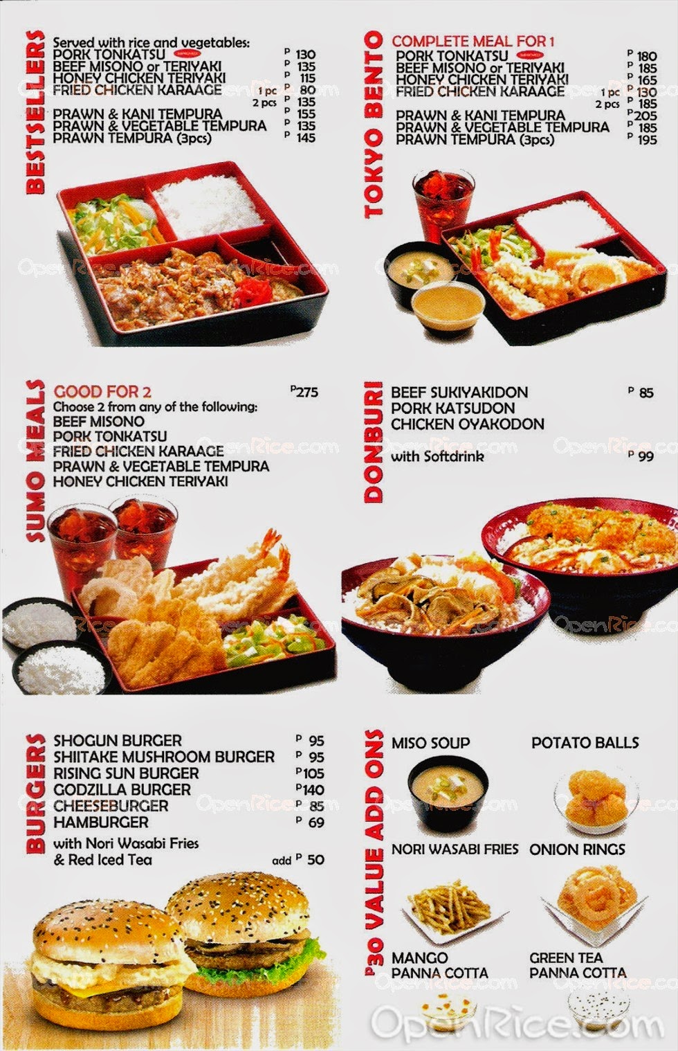 tokyo meal prices