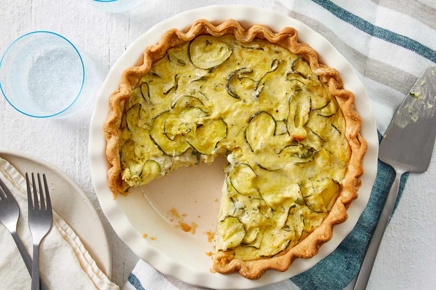 old fashioned zucchini pie recipe